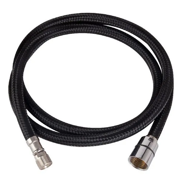 Örgülü Paslanmaz Çelik Hortum CUPC Tuvalet Bağlayıcı, -1/2 Dişli Sıkıştırma Dişi X 7/8 Dişi Bilyalı Dişli İplik